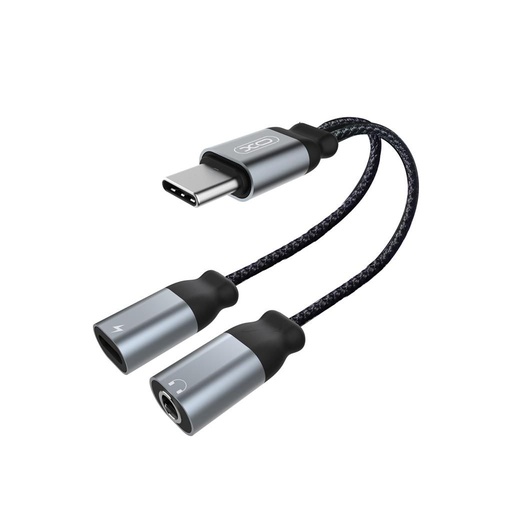XO NBR160B USB-C audio adapter (Schwarz) – USB-C + 3.5 mm, Bluetooth Übertragung