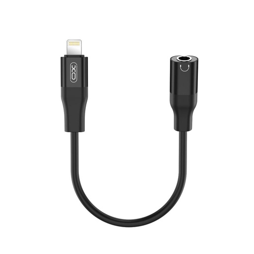 XO NB181A Lightning–3.5 mm audio adapter (Schwarz) – Laden und Audioübertragung