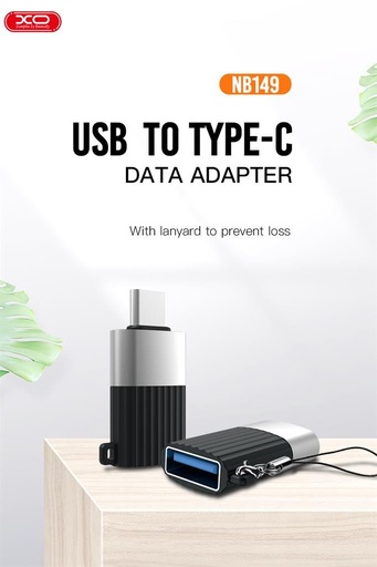 XO NB149-F USB 2.0–USB-C Adapter adapter (Schwarz)