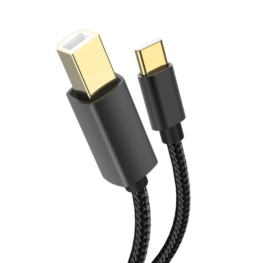 XO GB10B USB-C Drucker Kabel schwarz