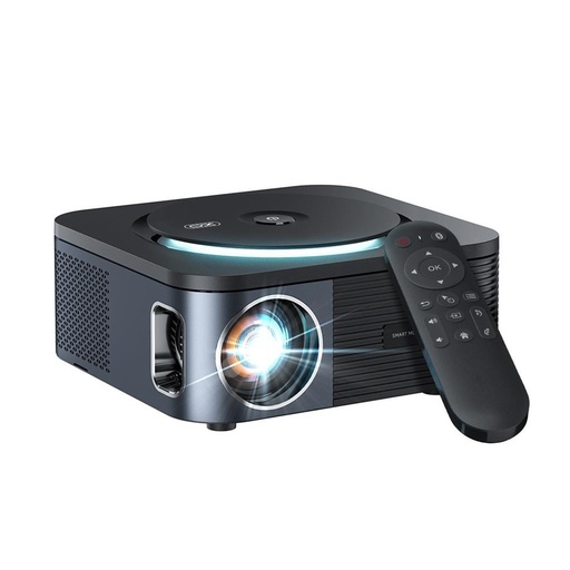 XO FF01 intelligent tragbar Projektor (Schwarz)