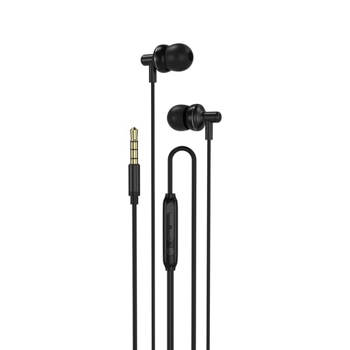 XO EP35 kabelgebunden Kopfhörer, mit Mikrofon, 3,5mm Jack mit Anschluss, schwarz