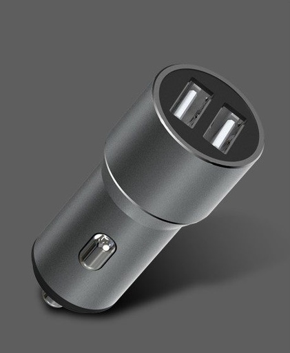 XO CC30 Auto- Ladegerät (2xUSB port), grau