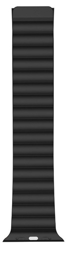 XO BT01B magnetisch Silikon Uhrenarmband Apple Watch 42/44/45 mm (Schwarz)