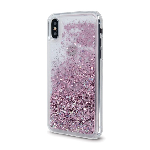 Samsung Galaxy A72 4G / Galaxy A72 5G flüssig glitter Backcover (Lila)
