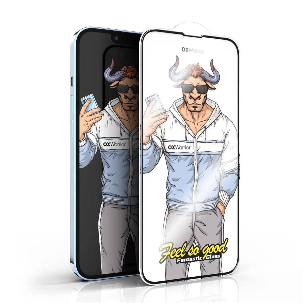 [5980117249704] Samsung Galaxy S21 FE OX Warrior Mr. Fashion 2.5D tempered glass clear