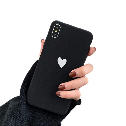 Samsung Galaxy S20 FE heart TPU Backcover (Schwarz)
