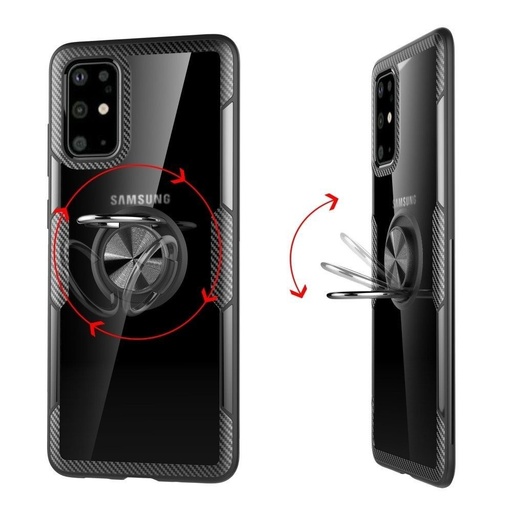 Apple iPhone 11 (6,1") carbon ring Backcover, schwarz