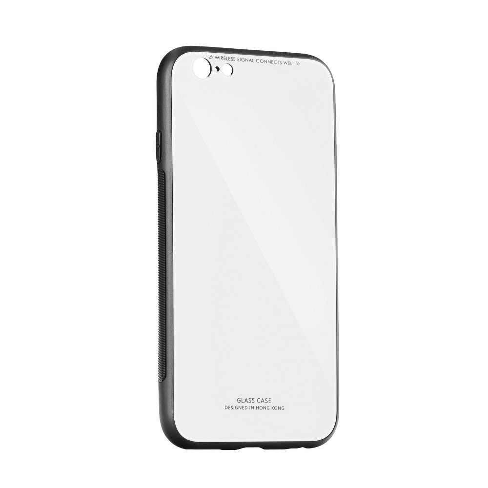 [KV-5901737941770] Samsung Galaxy A9 2018 glass back cover case (White)