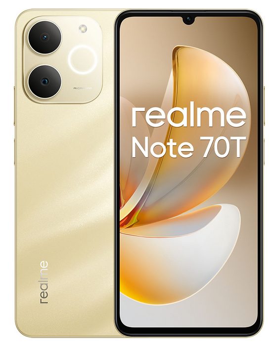 [rm_n70t_128_go_eu] Realme Note 70T Dual Sim 4GB RAM 128GB (Gold)