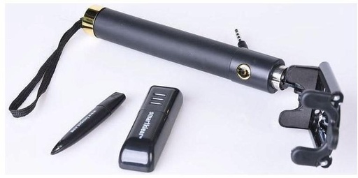LENSPEN 3in1 (Selfie-Stick + Reiniger Set) kabelgebunden selfie bot