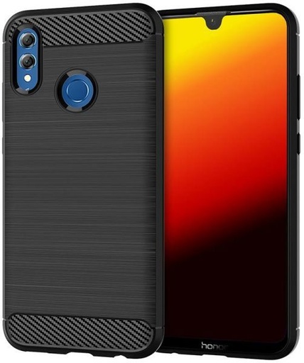 Huawei P Smart 2019 / Honor 10 Lite forcell carbon Backcover (Schwarz)