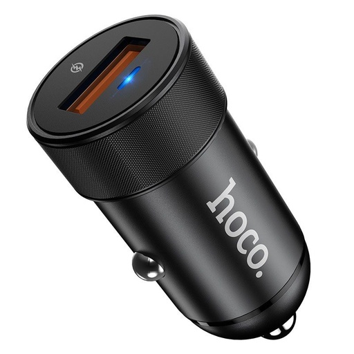 Hoco Z32A Auto- Schnellladegerät, QC 3.0, max. 18W, LED Statusanzeige, schwarz