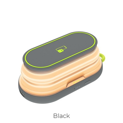Hoco S9 power bank, 5000 mAh, LED Statusanzeige, 5V 2A, schwarz