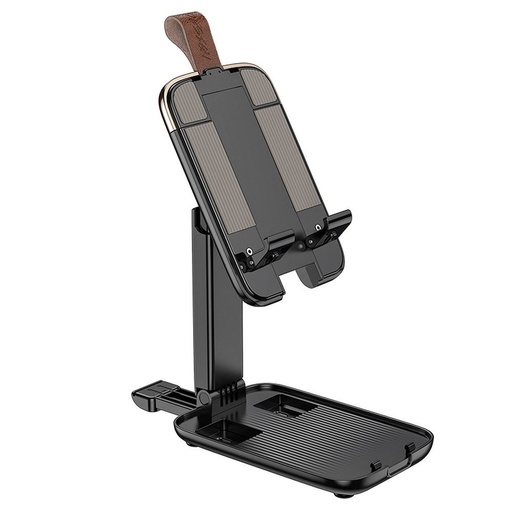 Hoco S28 Tisch- Handy- und Tablet-Halterung Ständer, faltbar Tisch- Handyhalterung Ständer , schwarz