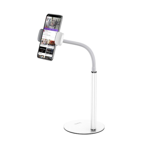 Hoco PH28 Tisch- Handy- und Tablet-Halterung Ständer, Aluminium Legierung, 4.7"-10", weiß