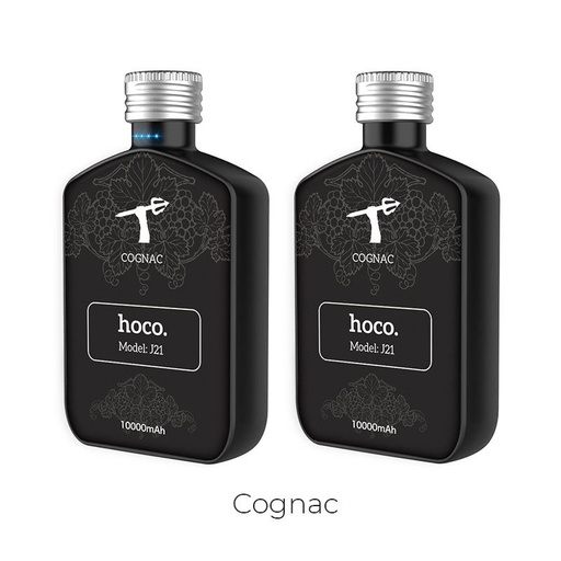 Hoco J21 power bank, 10000 mAh, LED Statusanzeige, 5V 2,1A, schwarz