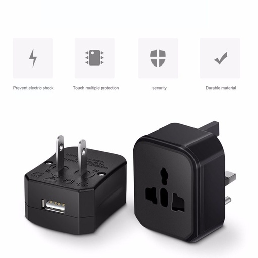 Hoco AC1 Netz- Ladegerät, Adapter, schwarz