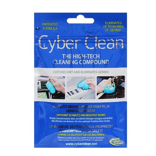 Cyber Clean 80g (mit Zip-Verschluss im Beutel) Auto & Zuhause antibakteriell Reiniger Masse, blau