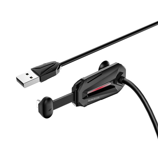 Borofone BU9 lightning Kabel (gaming), 2A, 1,2m, schwarz