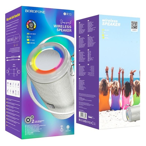 Borofone BR13 kabellos Lautsprecher, BT V5.0, 5W, grau