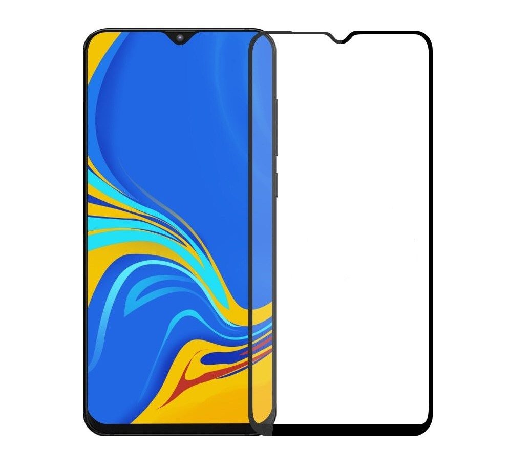 [5901737861986] Apple iPhone XS Max/11 Pro Max curved tempered glass, clear (black frame)