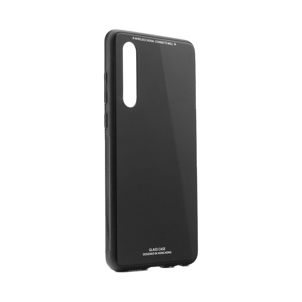 [FP039407] Apple iPhone XR glass back cover case (Black)