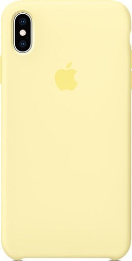 Apple iPhone X/XS silicone Original- Backcover, weich gelb - MUJV2ZM/A