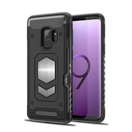 Apple iPhone X / iPhone XS Vennus armor magnetic ring Backcover (Schwarz)