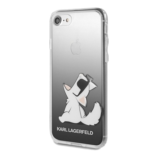 Apple iPhone 7/8/SE 2 Karl Lagerfeld Choupette Fun Hülle (Schwarz) – KLHCI8CFNRCBK