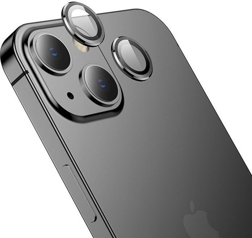 Apple iPhone 15 / iPhone 15 Plus Hoco eagle eye metal kamera Panzerglas schwarz