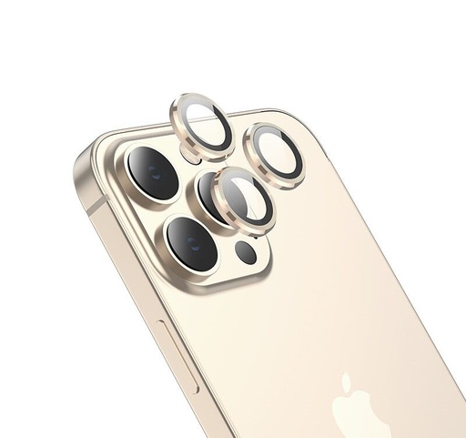 Apple iPhone 14 Pro (6.1) / 14 Pro Max (6, 7) Hoco eagle eye metal kamera Panzerglas, gold