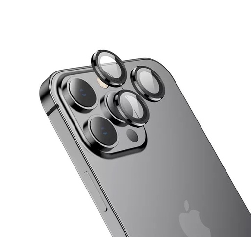 Apple iPhone 14 Pro (6.1) / 14 Pro Max (6, 7) Hoco eagle eye metal kamera Panzerglas, schwarz