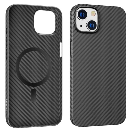 Apple iPhone 14 Hoco Cave ultra thin magsafe Backcover (Schwarz)