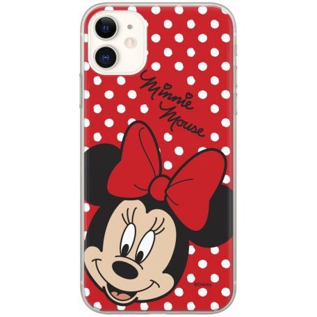 Apple iPhone 12 Mini Disney silicone Minnie 008 Backcover (Rot)