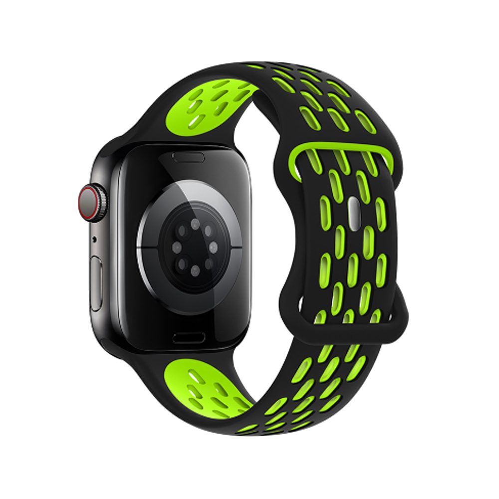 [6931474798046] Apple Watch 42mm / Watch 44mm / Watch 45mm / Watch 49mm HOCO WA19 buckle raindrop strap black