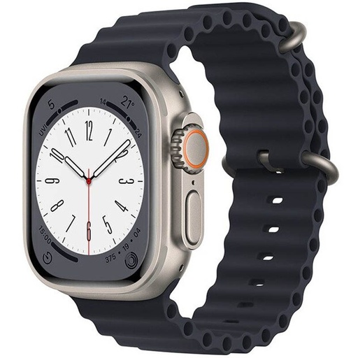 Apple Watch 42mm / Watch 44mm / Watch 45mm / Watch 49mm HOCO WA12 Silikon Riemen blau