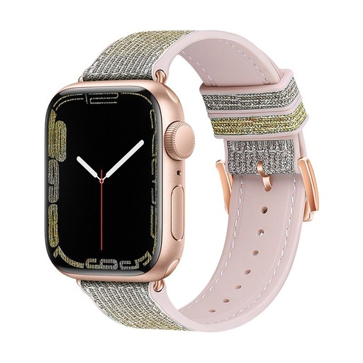 Apple Watch 42mm / Watch 44mm / Watch 45mm / Watch 49mm HOCO WA11 diamond Smartwatch Riemen gelb