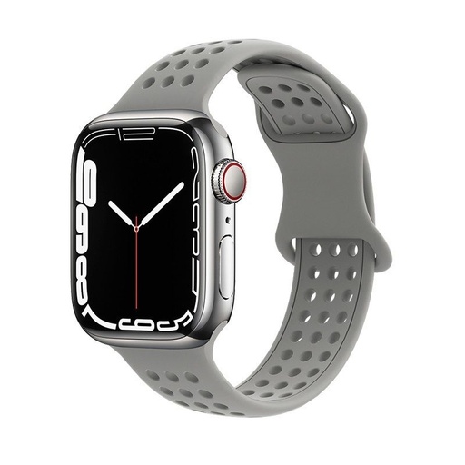Apple Watch 42mm / Watch 44mm / Watch 45mm / Watch 49mm HOCO WA08 Smartwatch Riemen grau