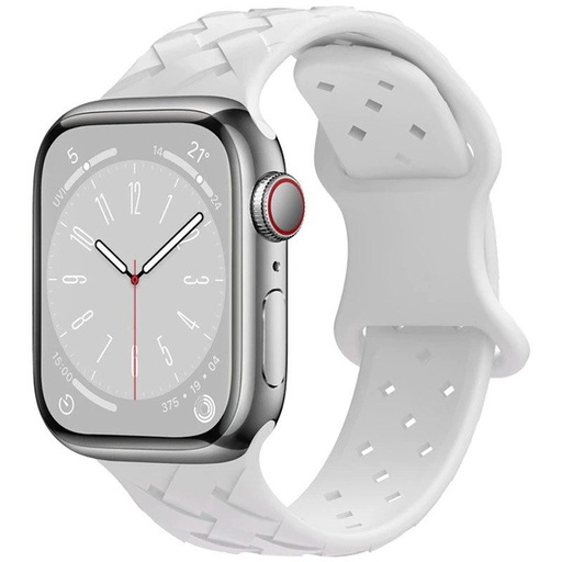 Apple Watch 38mm / Watch 40mm / Watch 41mm HOCO WA16 bamboo Riemen weiß