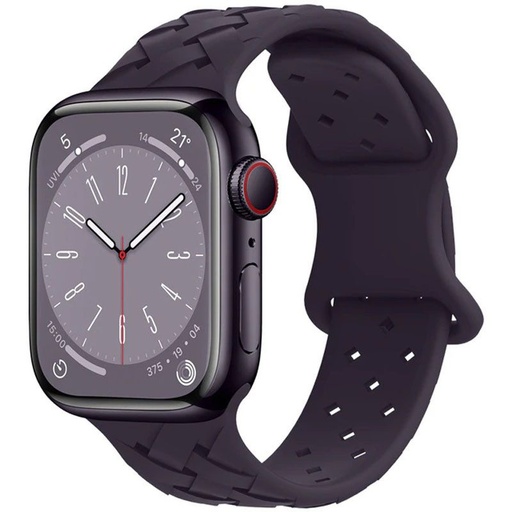 Apple Watch 38mm / Watch 40mm / Watch 41mm HOCO WA16 bamboo Riemen rot