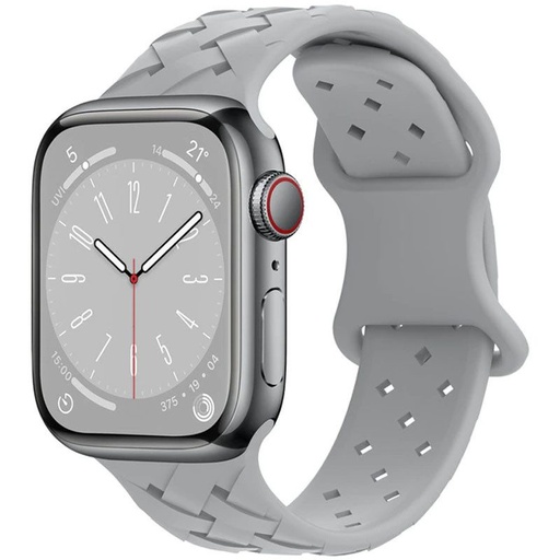 Apple Watch 38mm / Watch 40mm / Watch 41mm HOCO WA16 bamboo Riemen grau