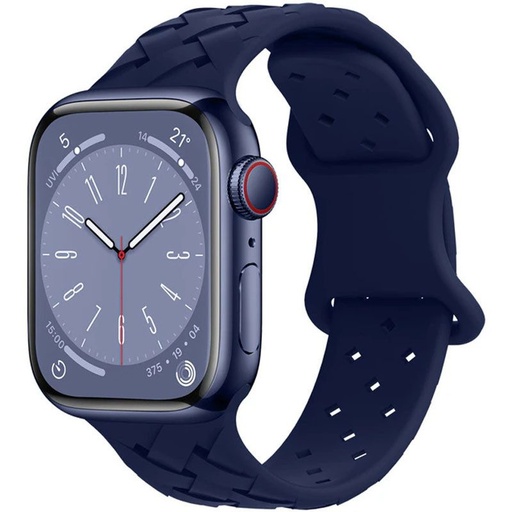 Apple Watch 38mm / Watch 40mm / Watch 41mm HOCO WA16 bamboo Riemen blau