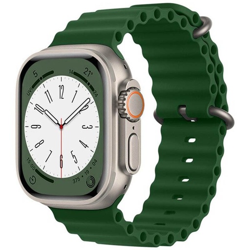 Apple Watch 38mm / Watch 40mm / Watch 41mm HOCO WA12 Silikon Riemen grün