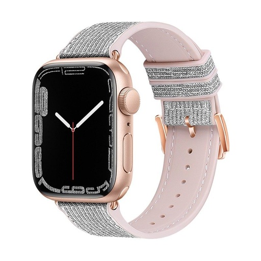 Apple Watch 38mm / Watch 40mm / Watch 41mm HOCO WA11 diamond Smartwatch Riemen weiß