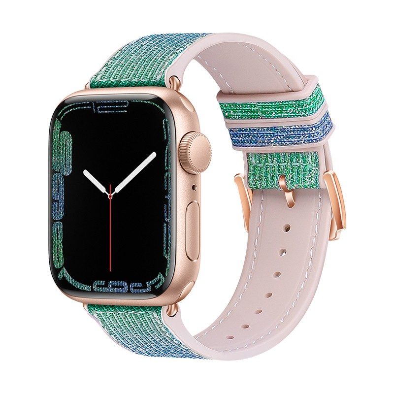 [6931474787989] Apple Watch 38mm / Watch 40mm / Watch 41mm HOCO WA11 diamond smartwatch strap blue
