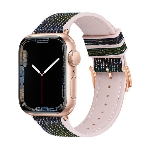 Apple Watch 38mm / Watch 40mm / Watch 41mm HOCO WA11 diamond Smartwatch Riemen schwarz