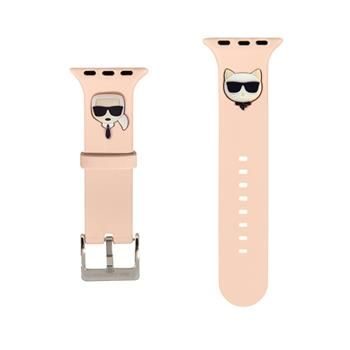 Apple Watch 38/40mm Karl Lagerfeld Karl and Choupette Hülle (Rosa) – KLAWMSLCKP