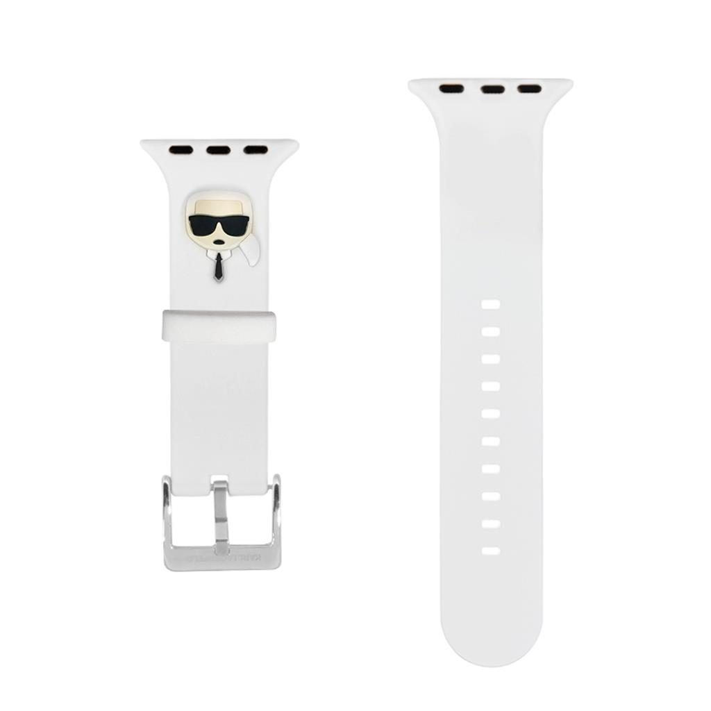 [KLAWMSLKW] Apple Watch 38/40mm Karl Lagerfeld Karl Head case (White) – KLAWMSLKW