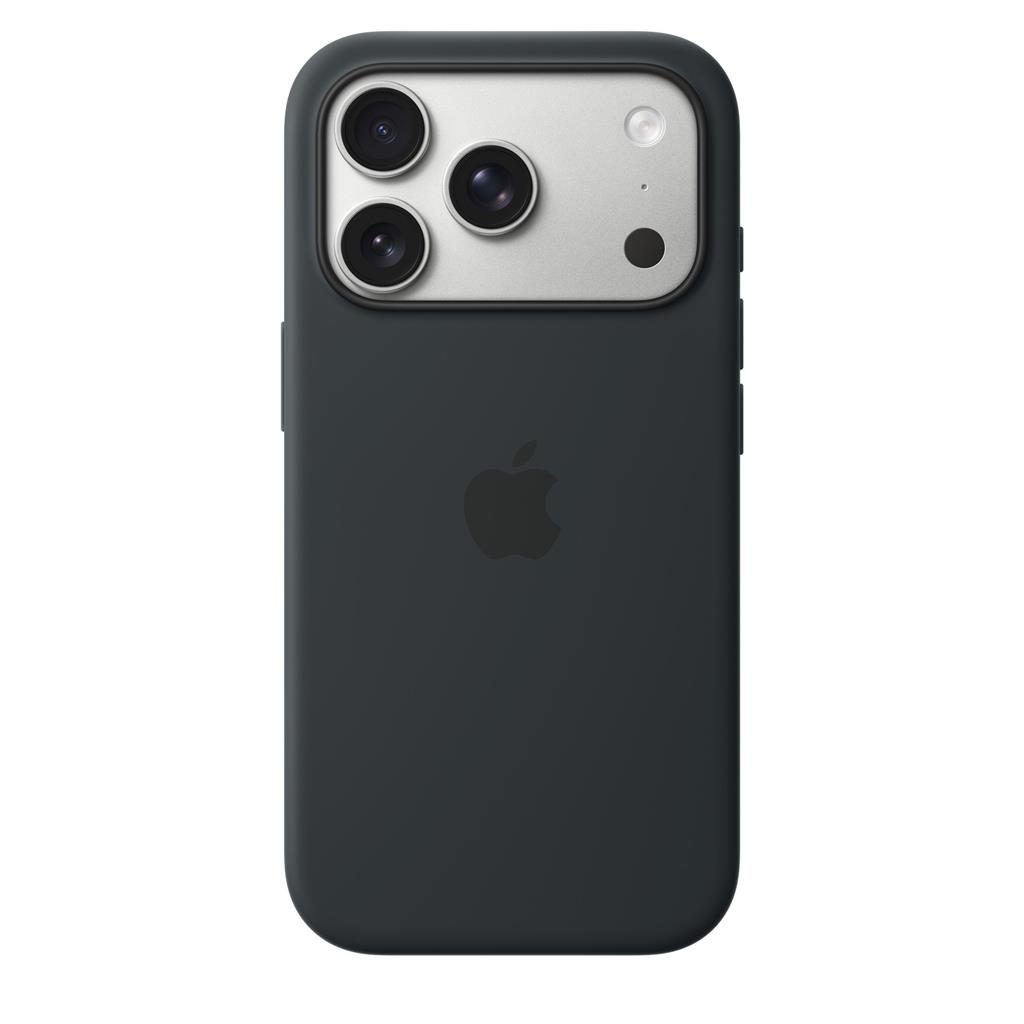 [MGFK4ZM/A] Apple Silicone MagSafe case iPhone 17 Pro (Black) - MGFK4ZM/A